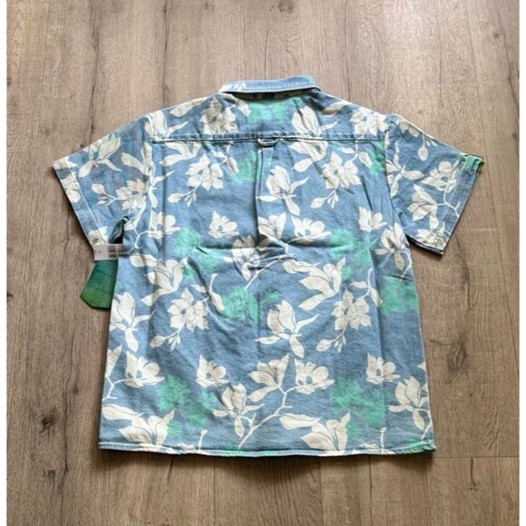 Disney Princess Tiana Prince Naveen denim button down shirt Size Small - Picture 5 of 5